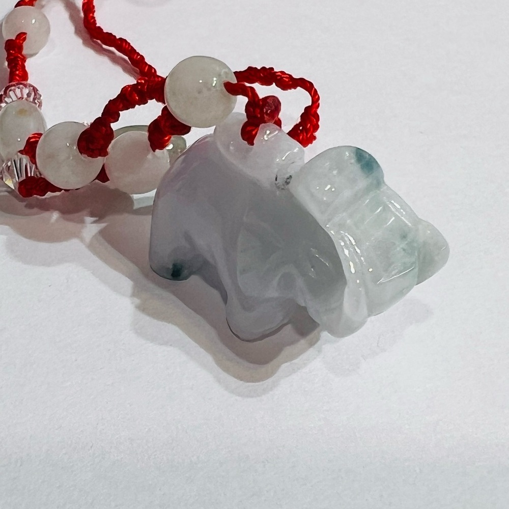 Jade Elephant Pendant necklace